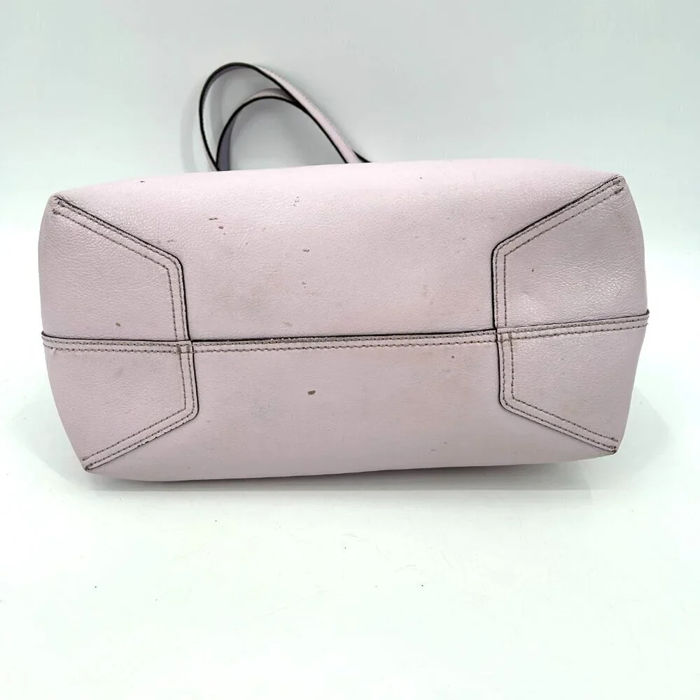 KATE SPADE Light Purple Lavender 100% Leather All Day Tote Bag Purse